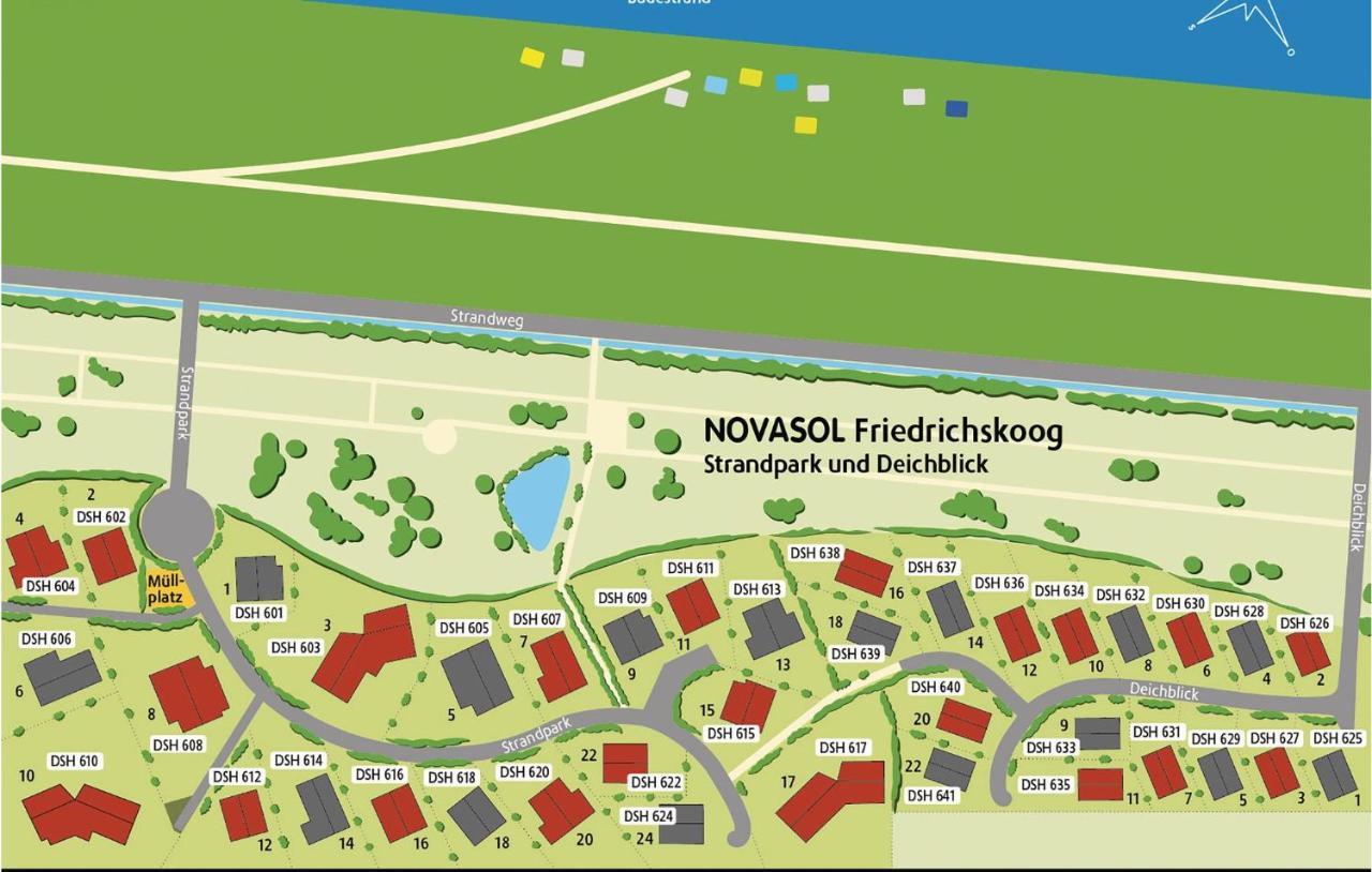 Friedrichskoog-Deichblick 3 Villa ภายนอก รูปภาพ